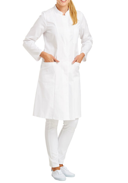 Damen Kittel langarm 100% Baumwolle 5790