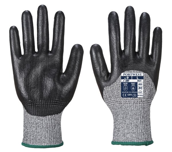 Schnittschutz Handschuhe (D) 3/4 Nitril beschichtet A621
