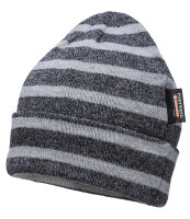 Strickmütze gestreift, Insulatex gefüttert PW-B024