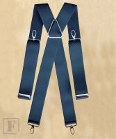 FLEIRO Hosenträger mit Metall Karabinerhaken XMK-12...