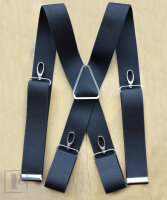 FLEIRO Hosenträger mit Metall Karabinerhaken XMK-12...