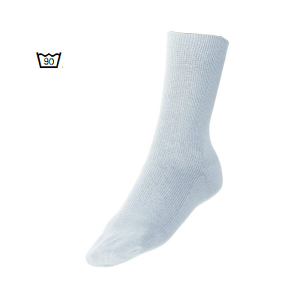 kochfeste Socken Arztsocken weiß 12718