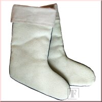Stiefeleinsatz mit Cordstulpe Lammwolle