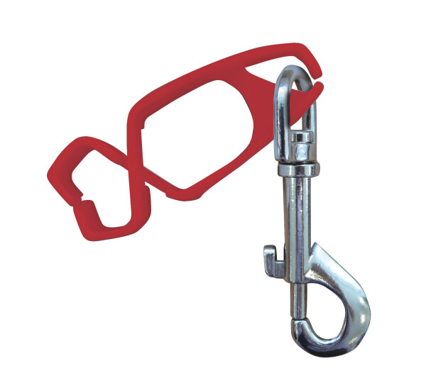 Handschuh Clip mit Karabinerhaken
