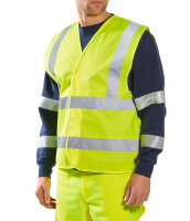 Warnschutzweste mit doppeltem Reflexband C470