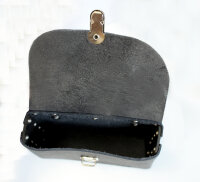 ARNO Leder Nageltasche genietet, einfach mit Klappe