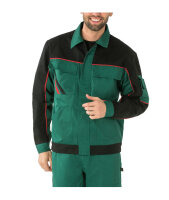 Herren Arbeitsjacke Bundjacke HIGHLINE grün/schwarz/rot 51 B