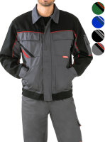 Herren Arbeitsjacke Bundjacke HIGHLINE grün/schwarz/rot 51 B